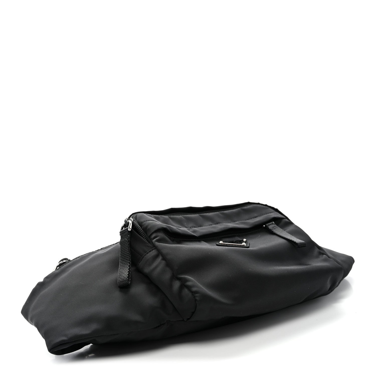 Tessuto Nylon Montagna Belt Bag Black