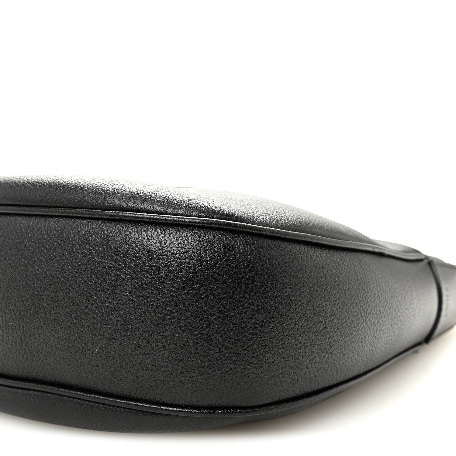 Supple Calfskin Cuir Triomphe Small Heloise Shoulder Bag Black
