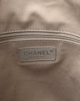 Striped Canvas Deauville Drawstring Backpack Black