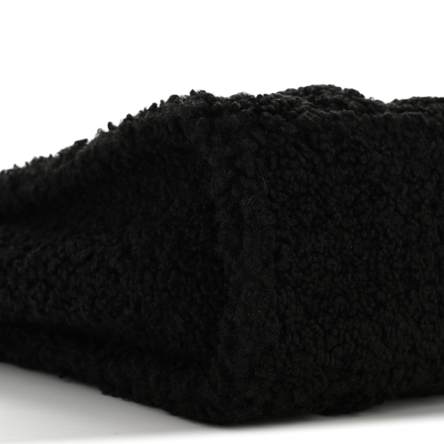 Polyester Cotton Medium The Teddy Traveler Tote Bag Black
