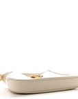 Boarded Dyana Lux Calfskin Small Jackie 1961 Hobo Mystic White