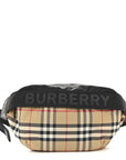 Nylon Vintage Check Sonny Bum Bag Archive Beige Black
