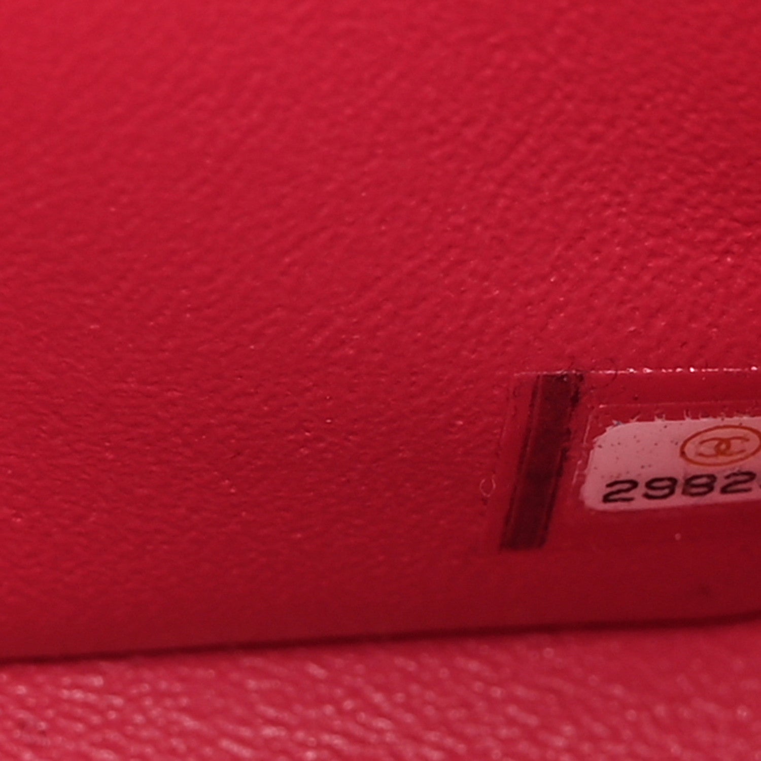 Lambskin Chevron Quilted Mini Square Flap Fuchsia