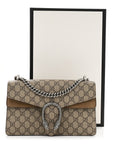 GG Supreme Monogram Small Dionysus Shoulder Bag Taupe