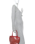 Goyardine Reversible Mini Anjou Red