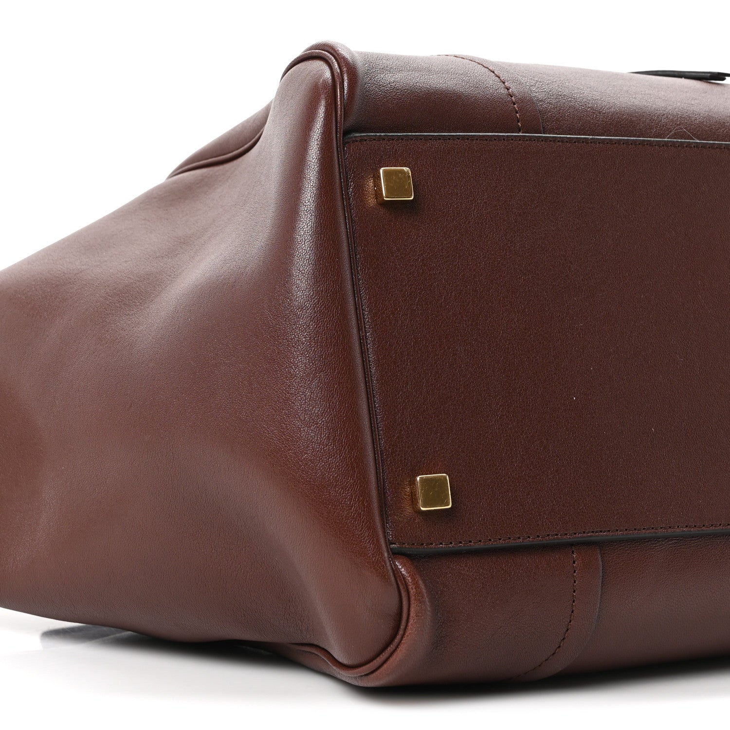 Supple Shiny Lambskin Large New Luggage Brick