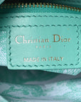 Wicker Oblique Mini Lady D1OR Bag Aquamarina