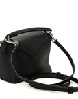 Calfskin Mini Puzzle Edge Bag Black