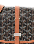 Goyardine Belvedere II PM Messenger Bag Black Gold