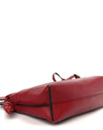 Calfskin Mini Flamenco Knot Bag Red