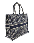 Oblique Large Book Tote Blue Multicolor