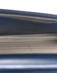 Snakeskin Wallet On Chain WOC Blue