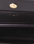 Caviar Quilted Boy Wallet On Chain WOC Dark Brown