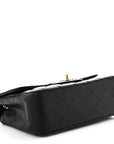Caviar Quilted Mini Rectangular Flap Black
