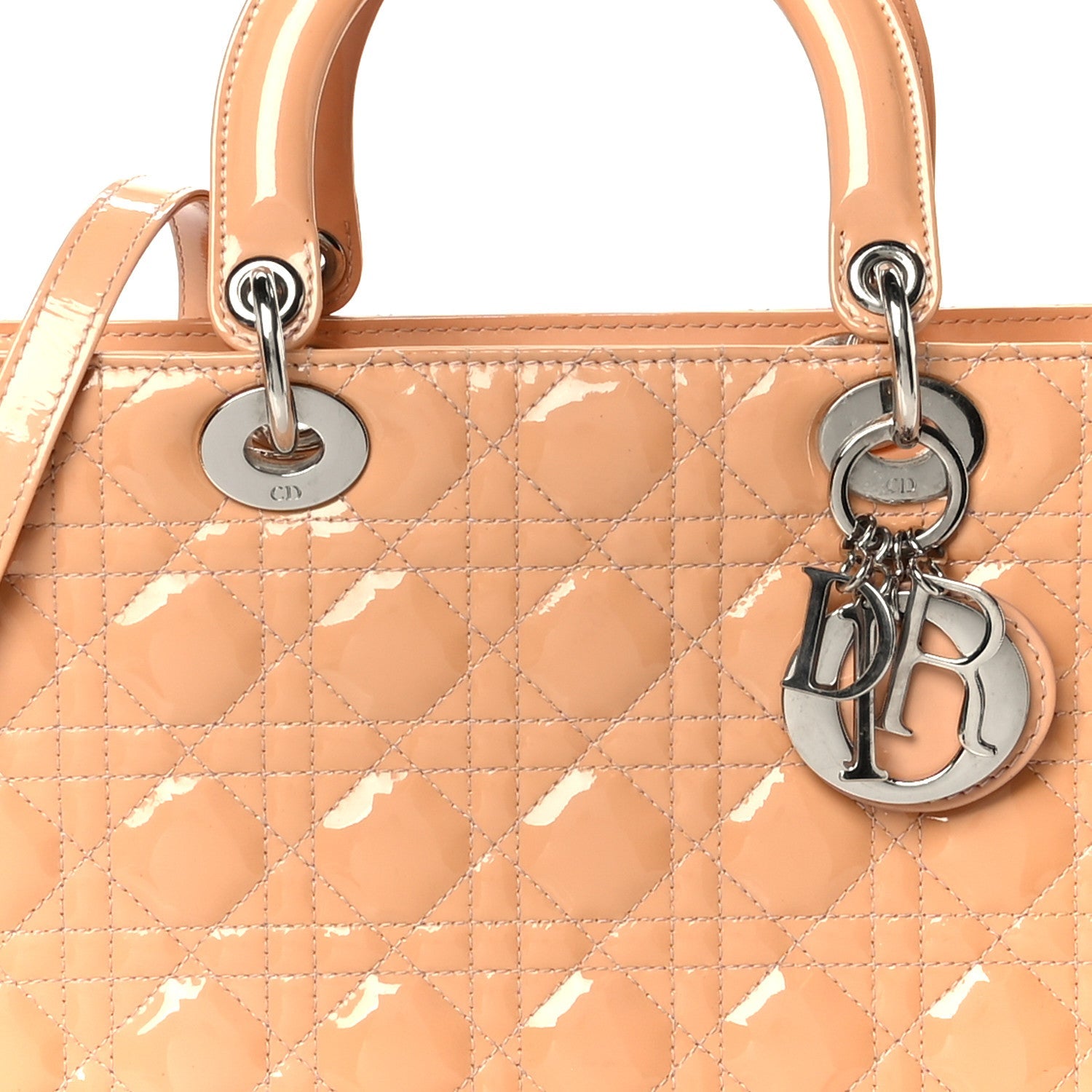 Patent Cannage Large Lady D1OR Rose Clair