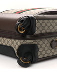 GG Supreme Monogram Web Medium Savoy Trolley Beige Ebony