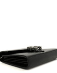 Calfskin Mini Dionysus Chain Wallet Black
