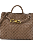 Nappa Intrecciato Small Andiamo Shoulder Bag Pinecone