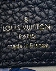 Taurillon Kintsugi Capucines MM Navy