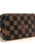 Damier Paillettes Mini Pochette Accessories Black