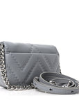 Calfskin Quilted The J Marc Shoulder Bag Wolf Grey