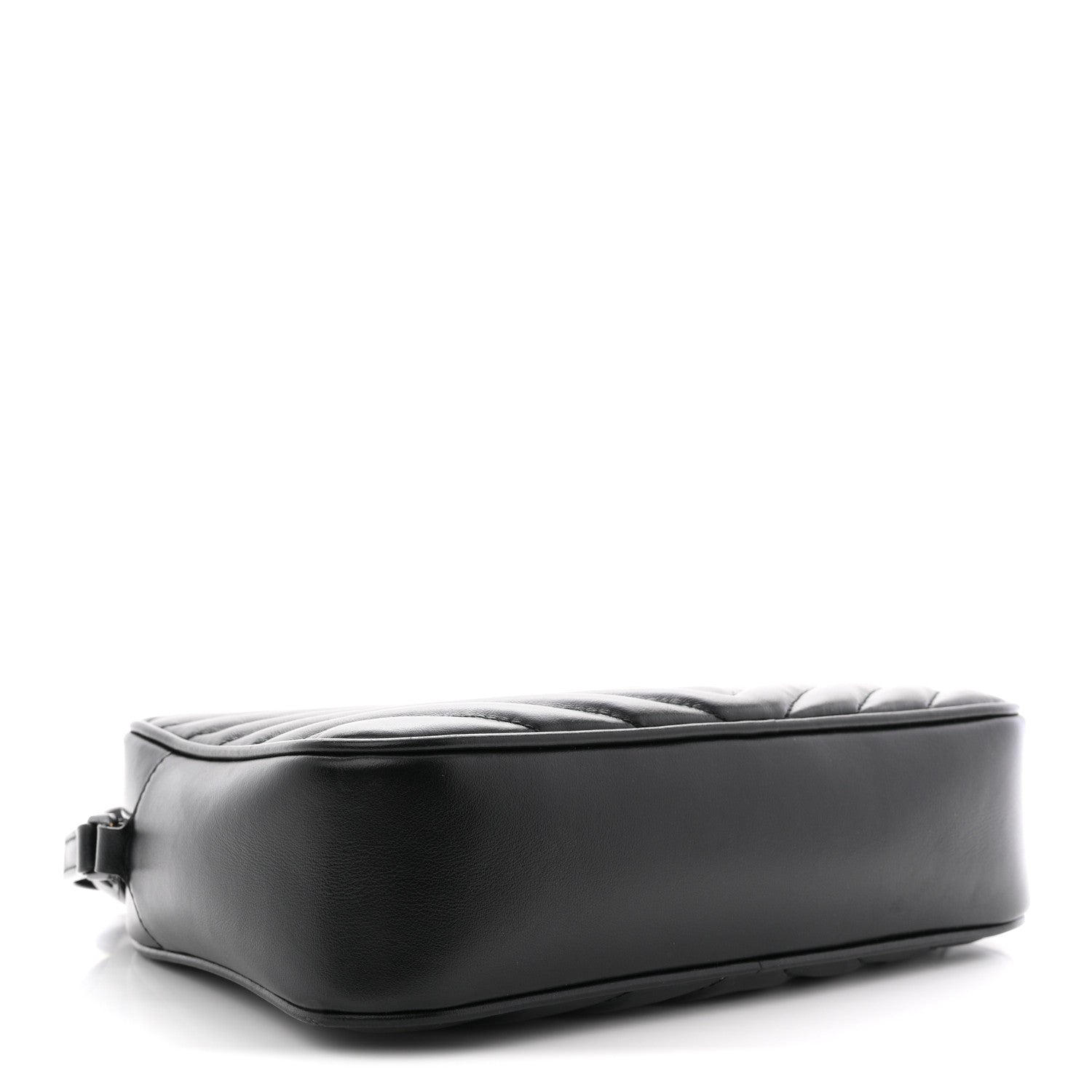 Calfskin Matelasse Monogram Monochrome Lou Camera Bag Black