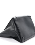 Supple Calfskin Medium Phantom Luggage Black