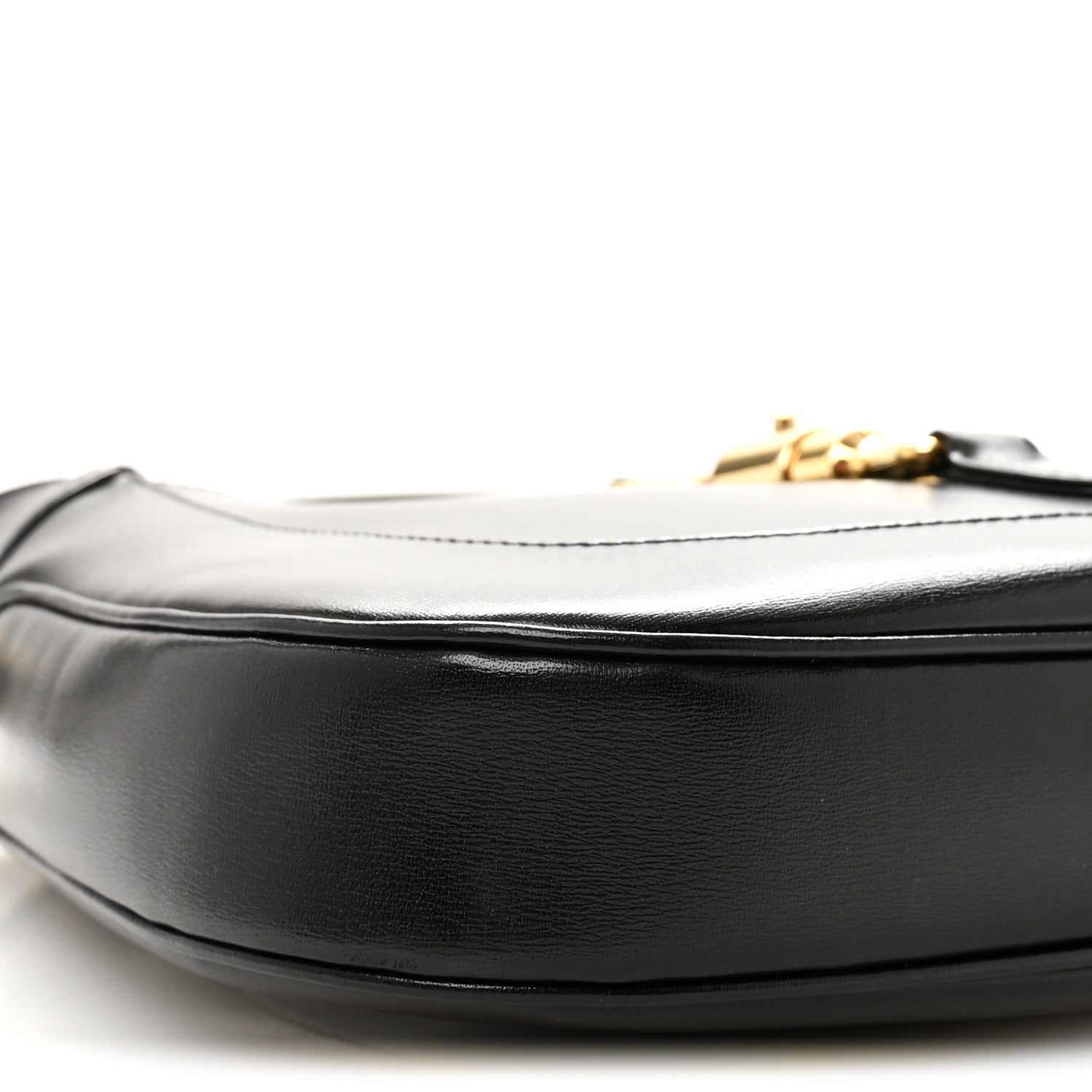 Boarded Dyana Lux Calfskin Small Jackie 1961 Hobo Black