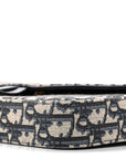 Oblique Saddle Chain Pouch Blue