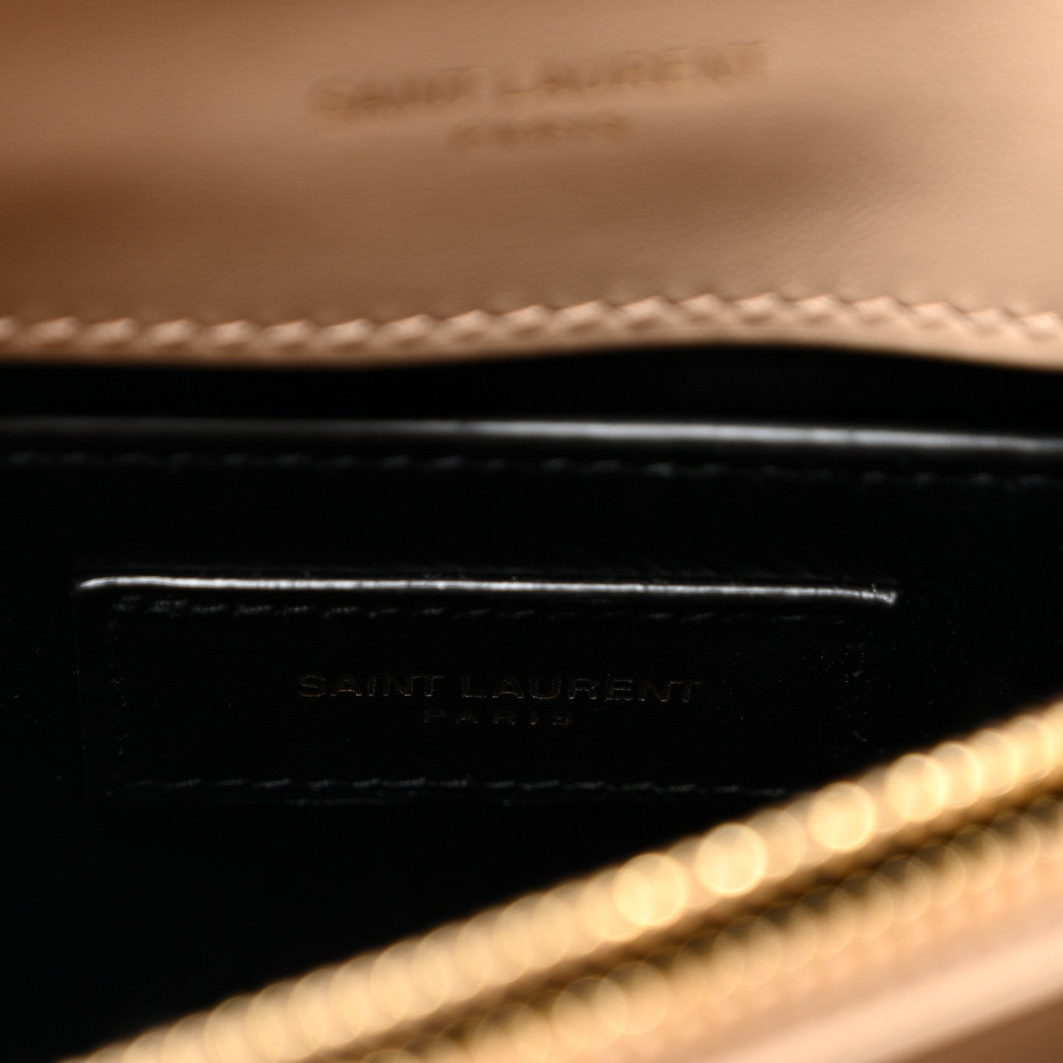 Calfskin Y Quilted Monogram Small Loulou Chain Satchel Dark Beige