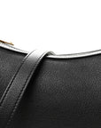 Supple Calfskin Cuir Triomphe Small Heloise Shoulder Bag Black