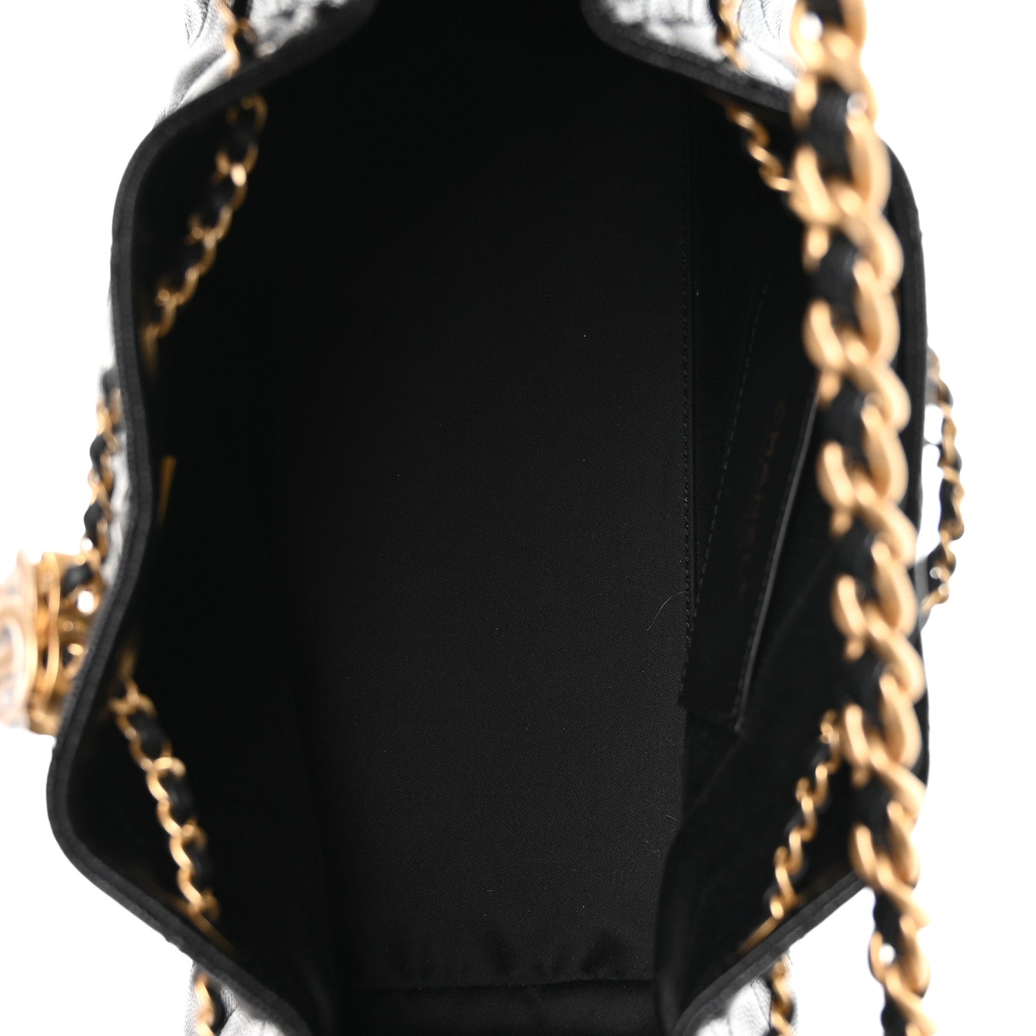 Caviar Quilted Small CHNL 25 Handbag Black
