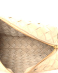 Suede Intrecciato Small Loop Camera Bag Sand