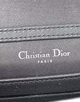 Metallic Patent Micro-Cannage Baby D1ORama Flap Bag Silver