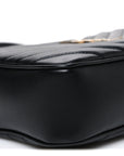 Calfskin Matelasse Monogram Lou Camera Bag Black