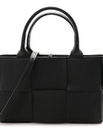 Nappa Maxi Intrecciato Arco Tote Black