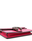 Dollar Calfskin Crystal Super Mini Dionysus Shoulder Bag Box Pink Black Diamond