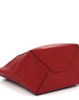 Soft Grained Calfskin Medium Belt Cabas Phantom Coquelicot