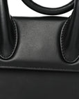 Smooth Calfskin Le Chiquito Noeud Black