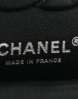 Lambskin Chevron Quilted Small Double Flap Black