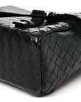 Nappa Intrecciato Postino Messenger Black