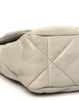 Lambskin Quilted Large CHNL 19 Flap Grey