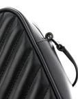 Calfskin Matelasse Monogram Monochrome Lou Camera Bag Black