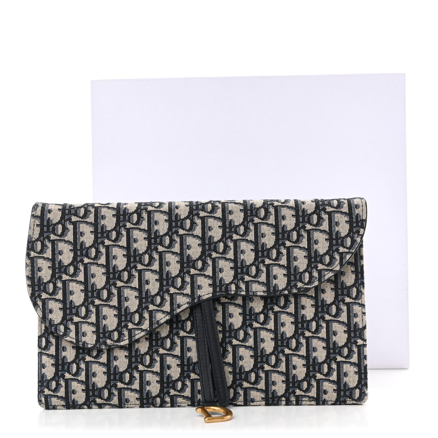 Oblique Saddle Pouch Blue