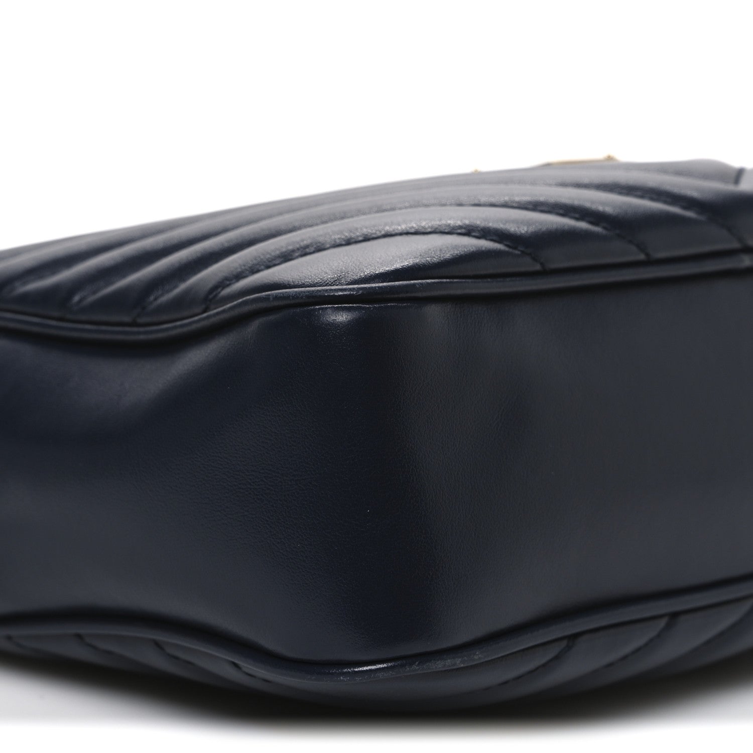 Calfskin Matelasse Monogram Lou Camera Bag Deep Marine