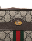 GG Supreme Monogram Web Mini Ophidia GG Bag Brown