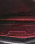 Lambskin Quilted Medium Golden Class Flap Black