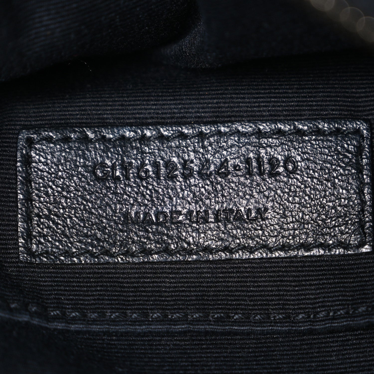 Calfskin Matelasse Monogram Lou Camera Bag Black