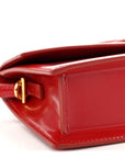 Glazed Calfskin Le Bambino Long Red