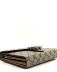 GG Supreme Monogram Mini Dionysus Chain Wallet Beige Taupe